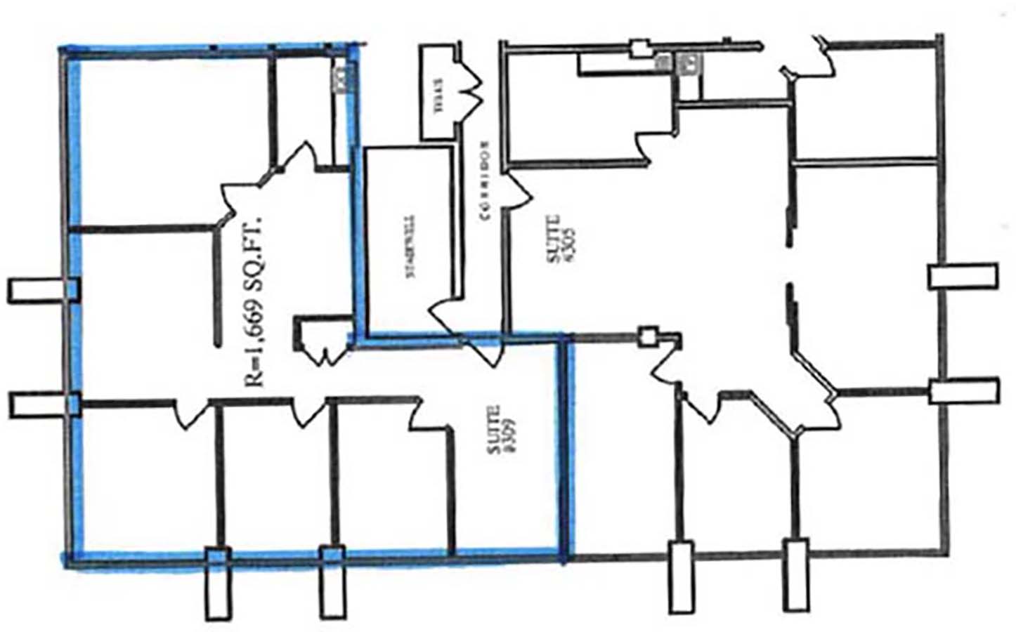 Floor Plan 1,669 sf